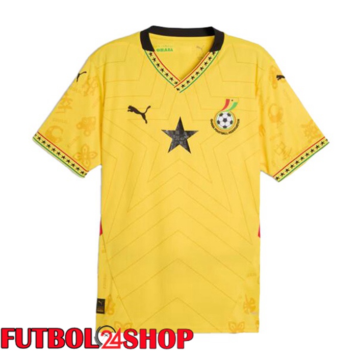 Camiseta Nacional Ghana Segunda Amarillo 2024/2025