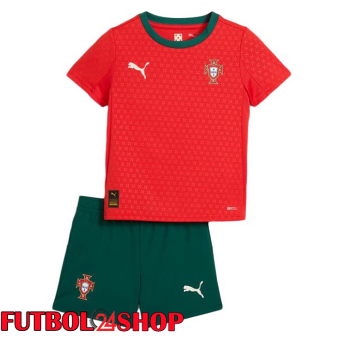 Camisetas De Futbol Portugal Ninos Primera Rojo 2025/2026