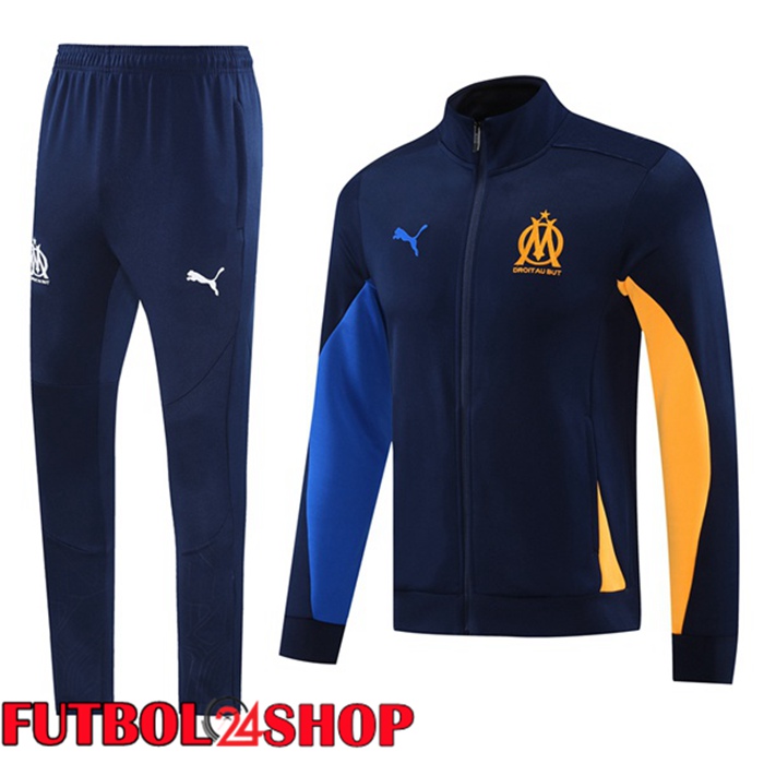 Chandal Futbol - Chaqueta Marsella OM Azul Real 2025/2026