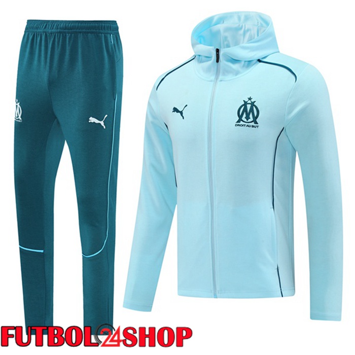 Chandal Futbol - Rompevientos Marsella OM Azul 2025/2026