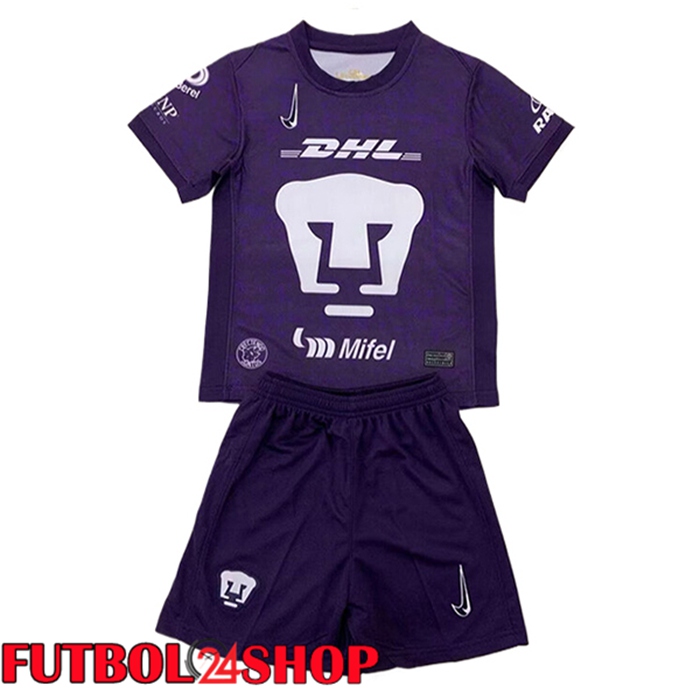 Camisetas De Futbol Pumas UNAM Ninos Tercera 2024/2025