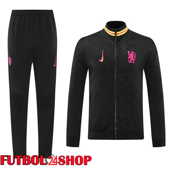 Chandal Equipos De Futbol - Chaqueta FC Chelsea Negro 2024/2025