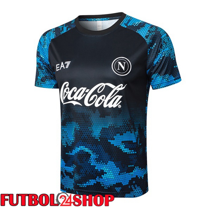 Camiseta Entrenamiento SSC Napoli Azul Negro 2024/2025