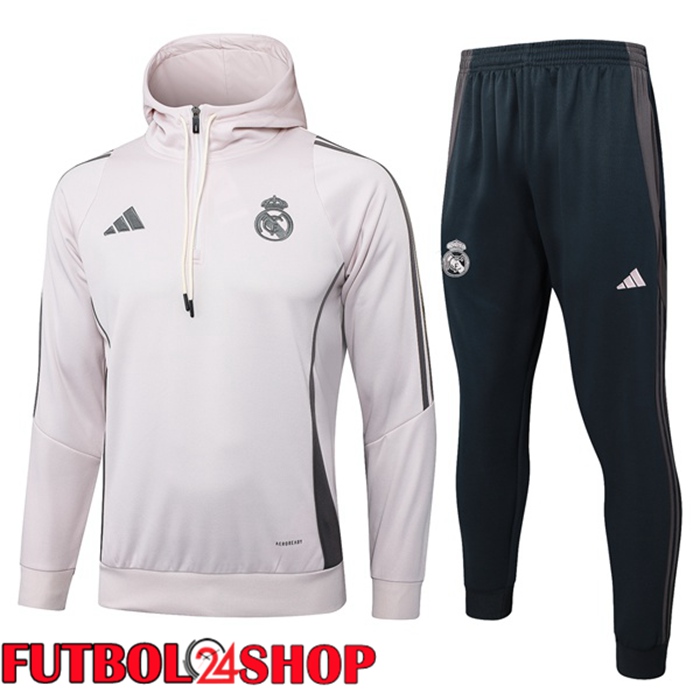 Chandal Futbol - Sudadera Con Capucha Real Madrid Rosado 2025/2026