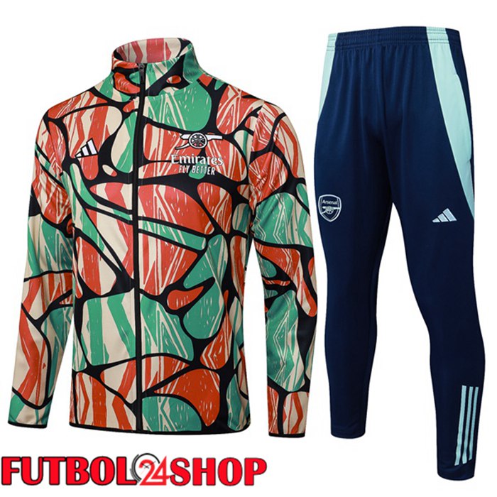 Chandal Equipos De Futbol - Chaqueta Arsenal Rojo Verde 2025/2026