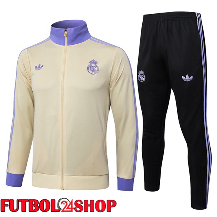 Chandal Equipos De Futbol - Chaqueta Real Madrid Amarillo 2025/2026