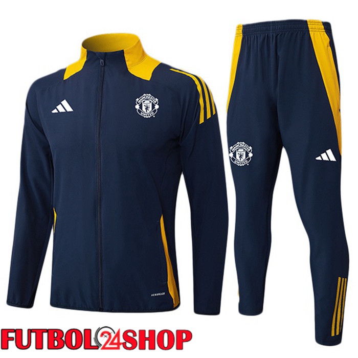 Chandal Equipos De Futbol - Chaqueta Manchester United Azul Real 2025/2026