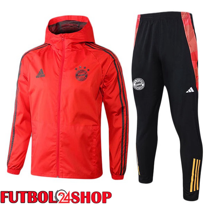 Chandal Futbol - Rompevientos Bayern Munich Rojo 2025/2026