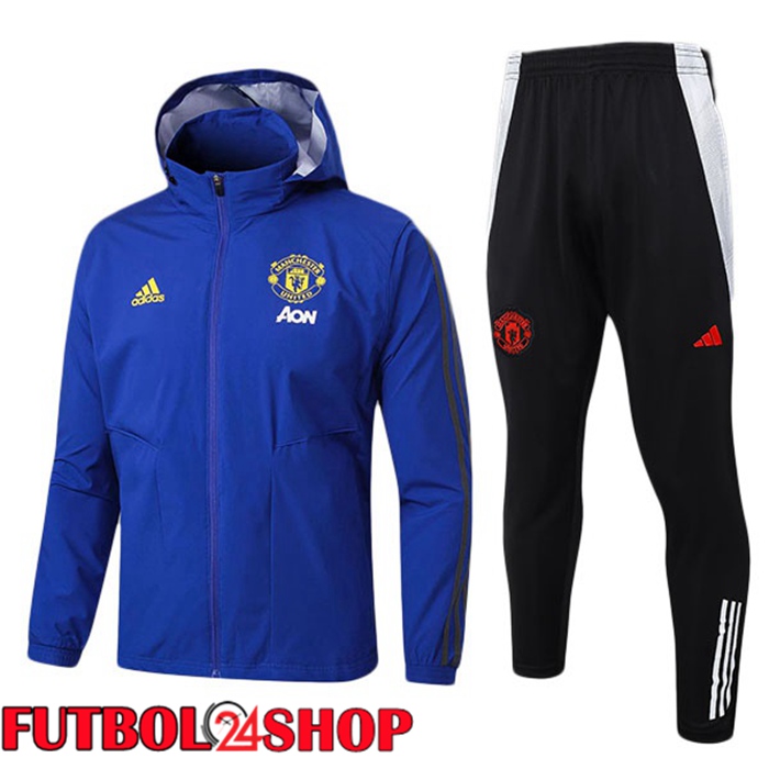 Chandal Futbol - Rompevientos Manchester United Azul 2025/2026