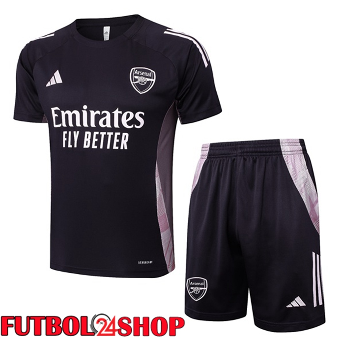 Camiseta Entrenamiento Arsenal + Cortos Negro 2025/2026