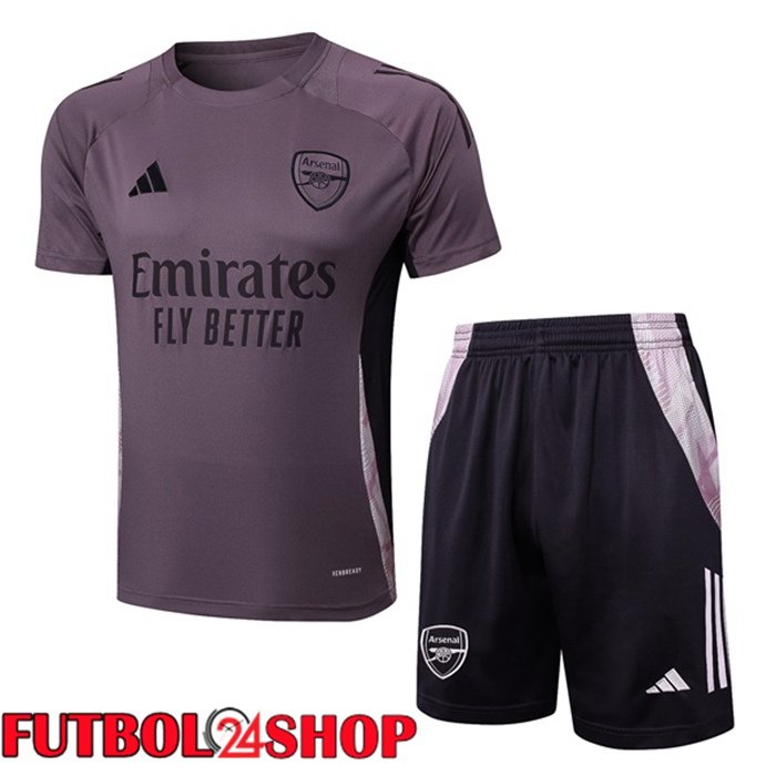 Camiseta Entrenamiento Arsenal + Cortos Púrpura 2025/2026