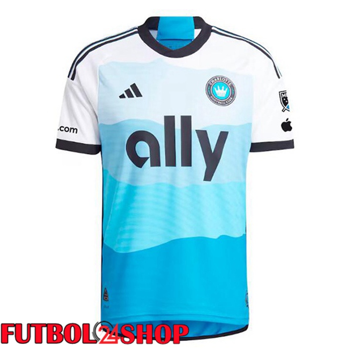Camisetas De Futbol Charlotte FC Primera Azul Blanco 2025/2026