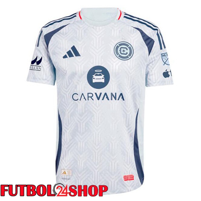 Camisetas De Futbol Chicago Fire FC Segunda Blanco 2025/2026