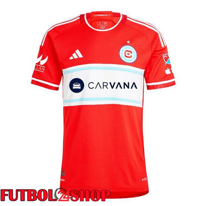 Camisetas De Futbol Chicago Fire FC Primera Rojo 2025/2026