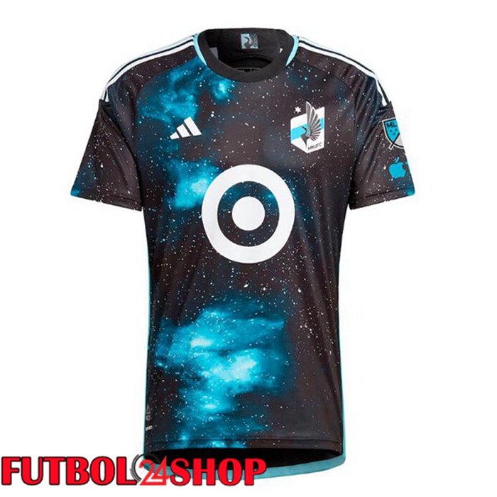 Camisetas De Futbol Minnesota United Primera Negro Azul 2025/2026