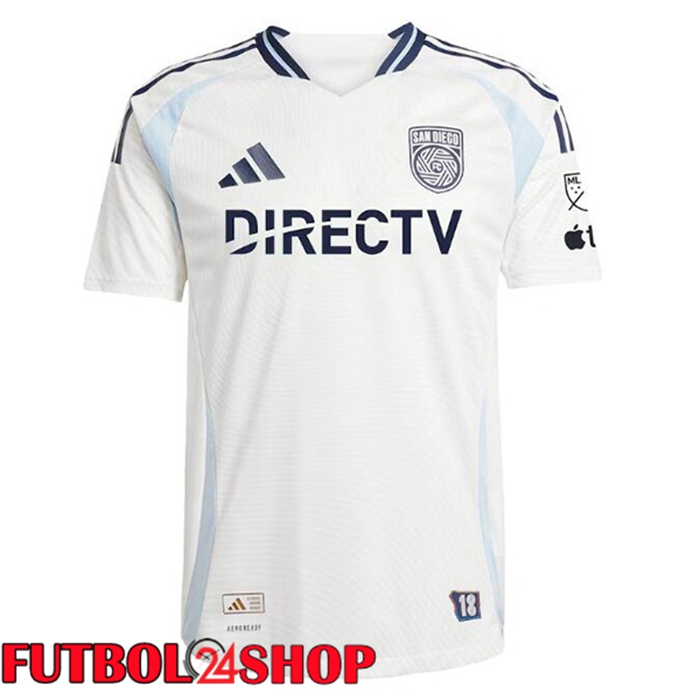 Camisetas De Futbol San Diego FC Segunda Blanco 2025/2026
