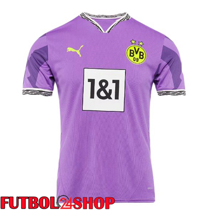Camisetas De Futbol Dortmund BVB Portero Púrpura 2024/2025