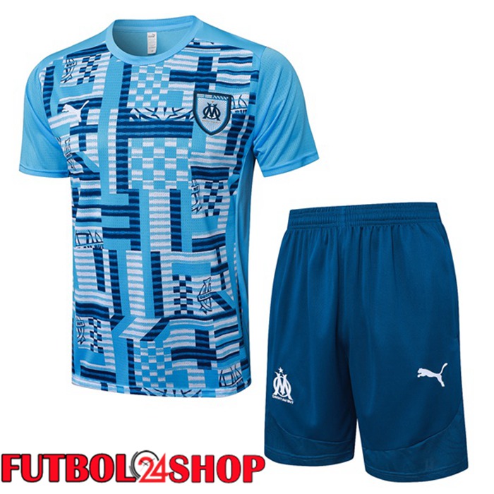 Camiseta Entrenamiento Marsella OM + Cortos Azul 2025/2026