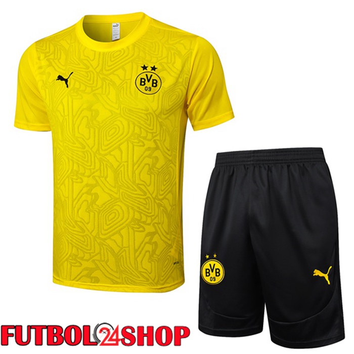 Camiseta Entrenamiento Dortmund BVB + Cortos Amarillo 2025/2026