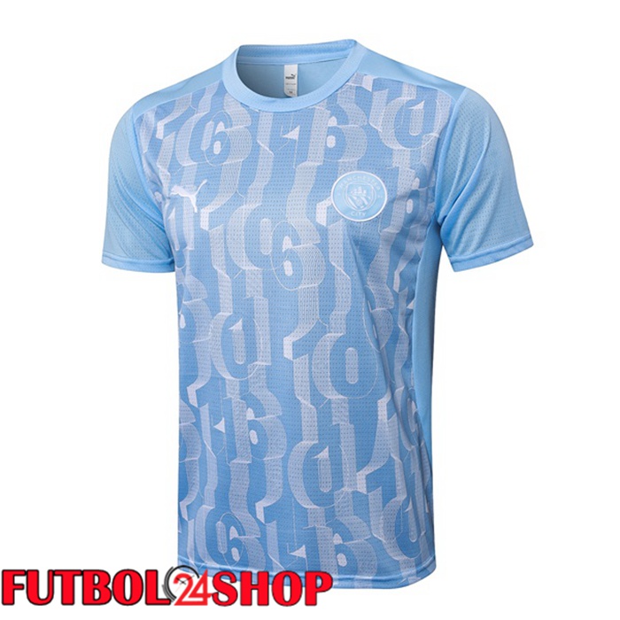 Camiseta Entrenamiento Manchester City Azul 2025/2026