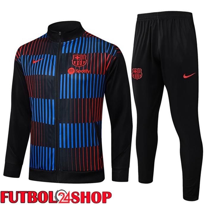 Chandal Equipos De Futbol - Chaqueta FC Barcelona Azul Negro Rojo 2025/2026