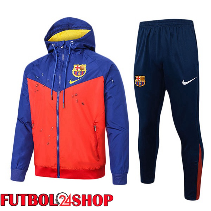 Chandal Futbol - Rompevientos FC Barcelona Azul Rojo 2025/2026