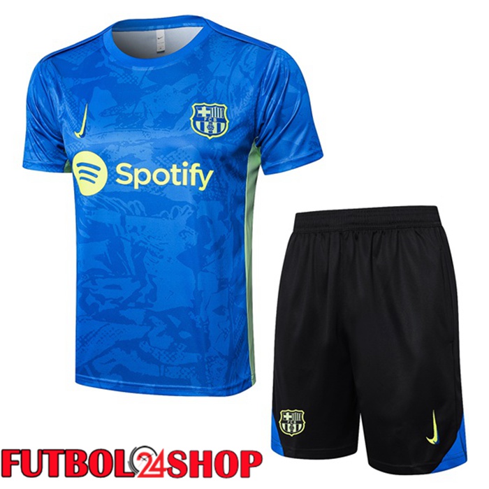 Camiseta Entrenamiento FC Barcelona + Cortos Azul 2025/2026