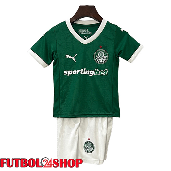 Camisetas De Futbol Palmeiras Ninos Primera 2025/2026