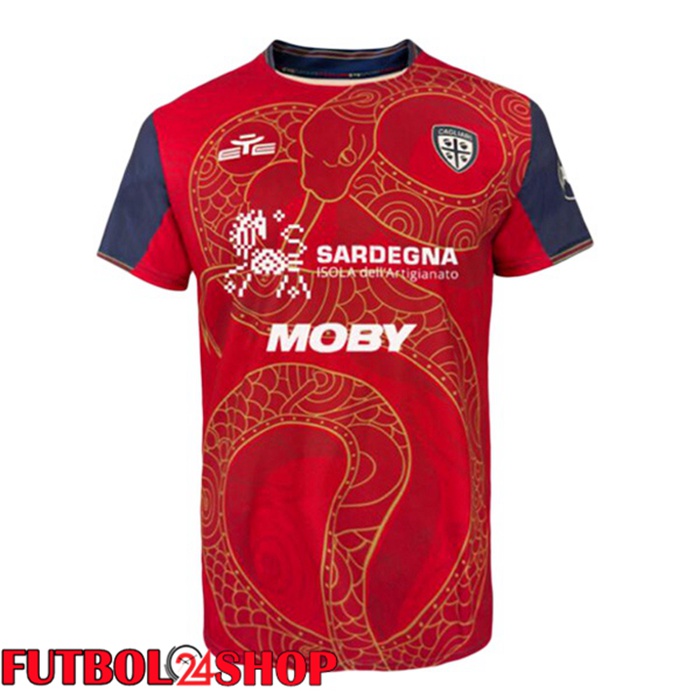 Camisetas De Futbol Cagliari Calcio Edición Especial Rojo 2024/2025