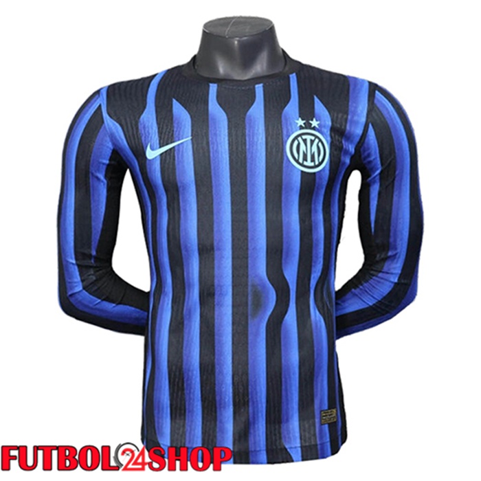 Camisetas De Futbol Inter Milan Primera Manga Larga Leaked Version 2025/2026