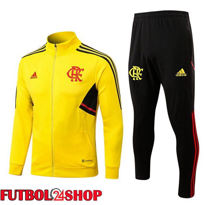 Chandal Futbol - Chaqueta Flamengo Amarillo 22/23