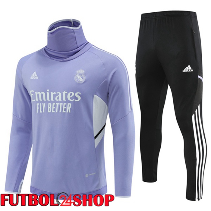 Chandal Futbol Real Madrid Cuello Alto Purpura 22/23