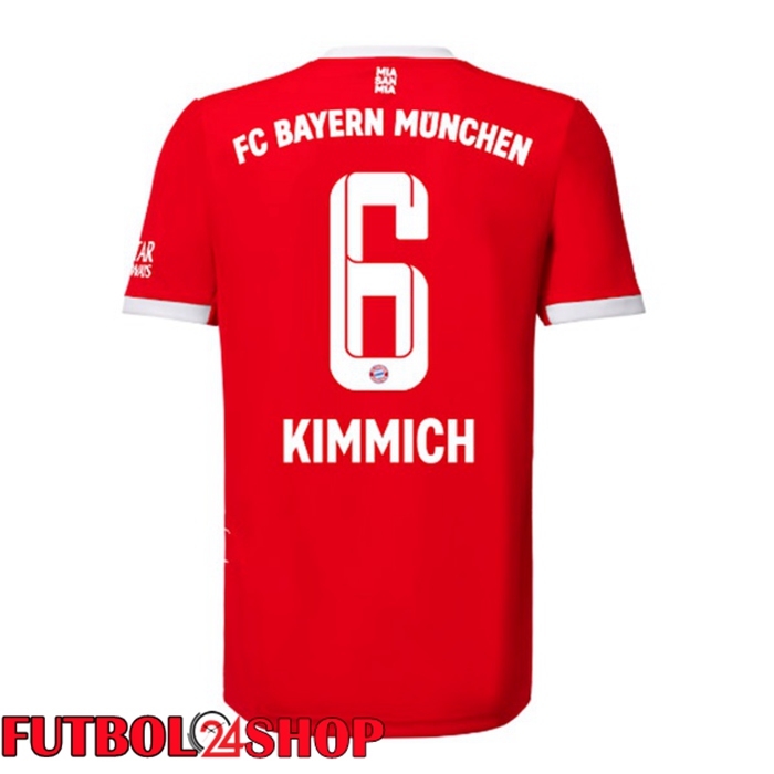 Primera Camiseta Bayern Munich (Kimmich 6) Rojo 2022/2023