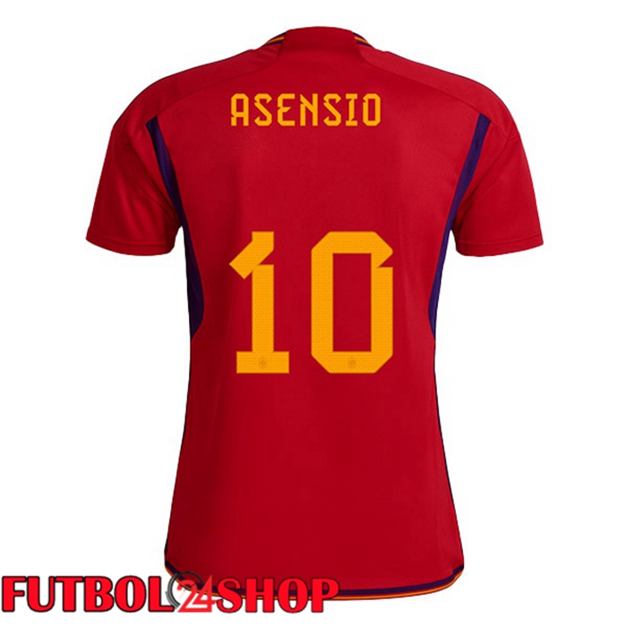 Primera Camiseta España (ASENSIO 10) Rojo 22/23
