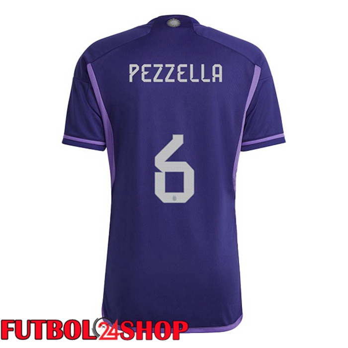 Segunda Camiseta Argentina (PEZZELLA 6) Purpura 22/23