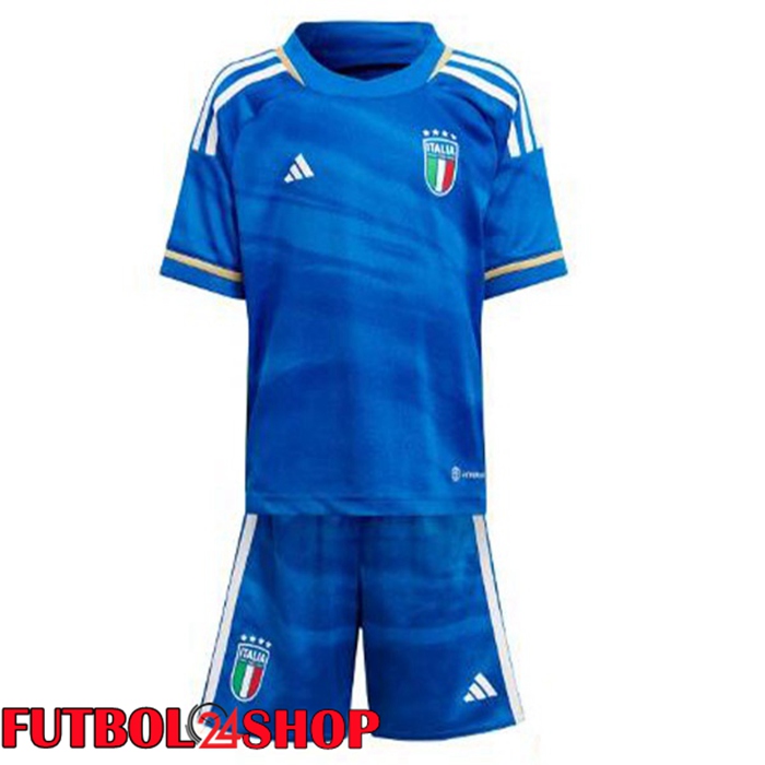 Primera Camiseta Italia Ninos Azul 2023/2024