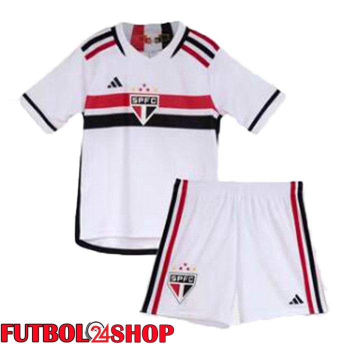 Primera Camiseta Sao Paulo FC Ninos Blanco 2023/2024