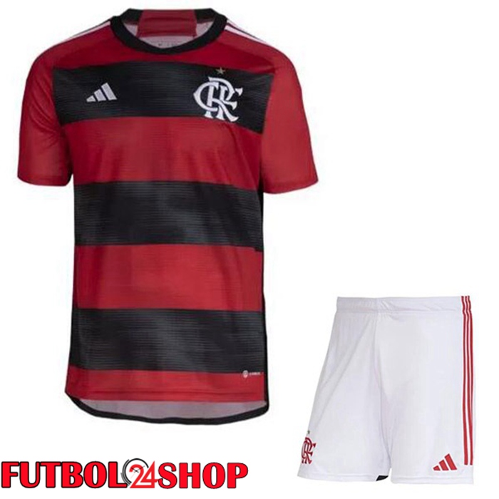 Primera Camiseta Flamengo Ninos Rojo 2023/2024