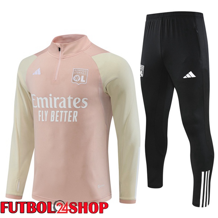 Chandal Equipos De Futbol Lyon OL Rosado 2023/2024