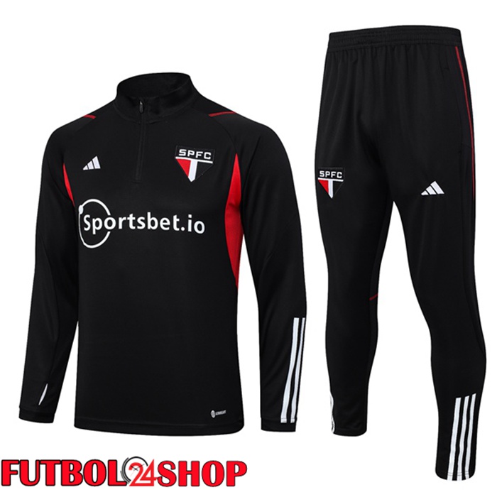Chandal Equipos De Futbol Sao Paulo FC Negro 2023/2024