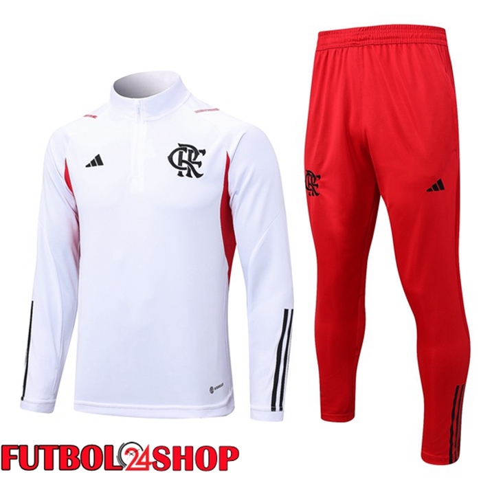 Chandal Equipos De Futbol Flamengo Blanco 2023/2024