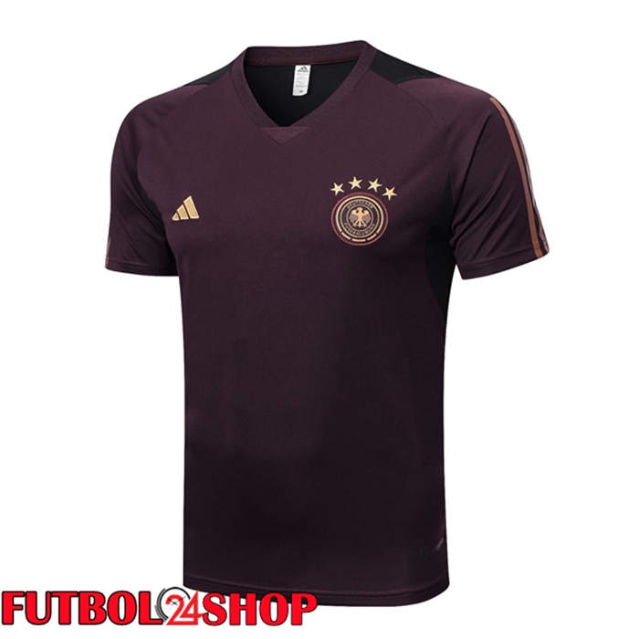 Camiseta Entrenamiento Alemania Rojo 2023/2024