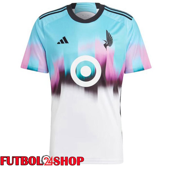 Segunda Camiseta Minnesota United Blanco Azul 2023/2024