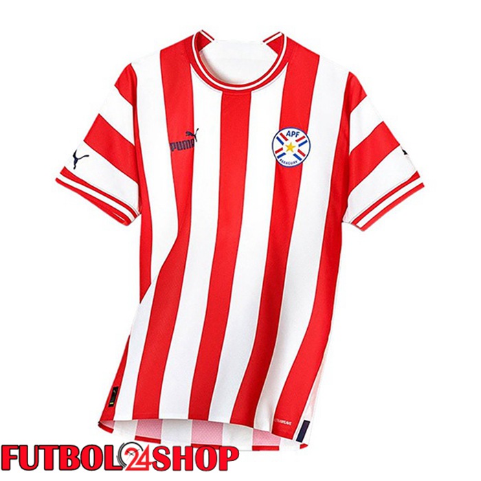 Primera Camiseta Seleccion Paraguay Rojo Blanco 2022/2023