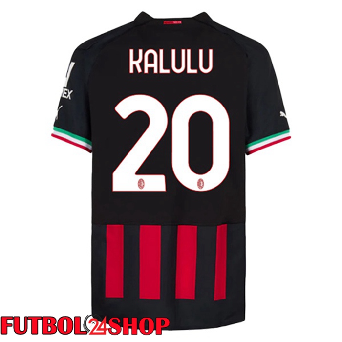 Primera Camiseta AC Milan (KALULU 20) Rojo 22/23