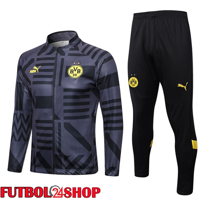 Chandal Equipos De Futbol - Chaqueta Dortmund BVB Gris 2023/2024