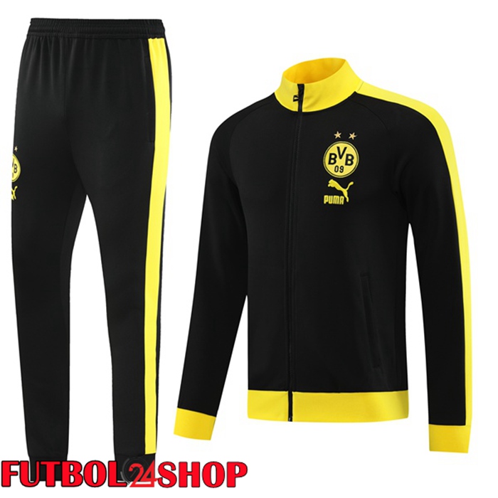 Chandal Equipos De Futbol - Chaqueta Dortmund BVB Negro 2023/2024