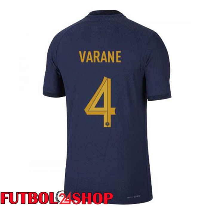 Primera Camiseta Francia (VARANE 4) Azul Royal 22/23