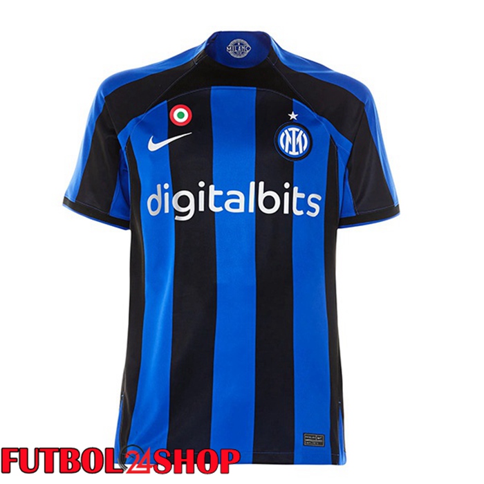 Primera Camiseta Inter Milan Negro Azul 2022/2023