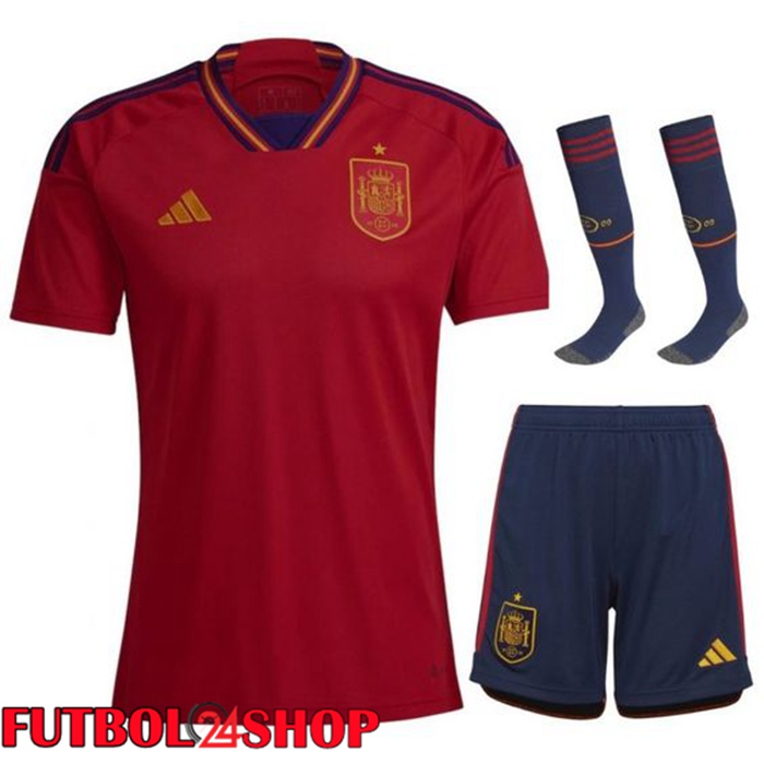 Primera Camiseta España (Cortos + Calcetines) 2022/2023